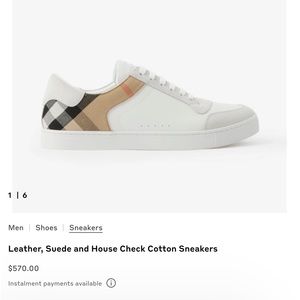 Men’s Burberry sneakers